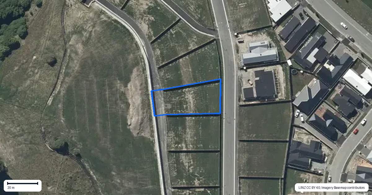 Property context map for 13 Kanuka Lane, Cracroft, Christchurch