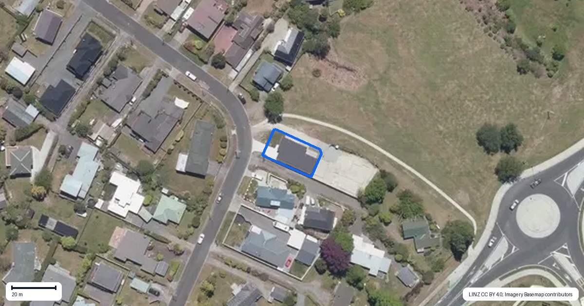 Property context map for 20 Aubrey Crescent, Rainbow Point, Taupo