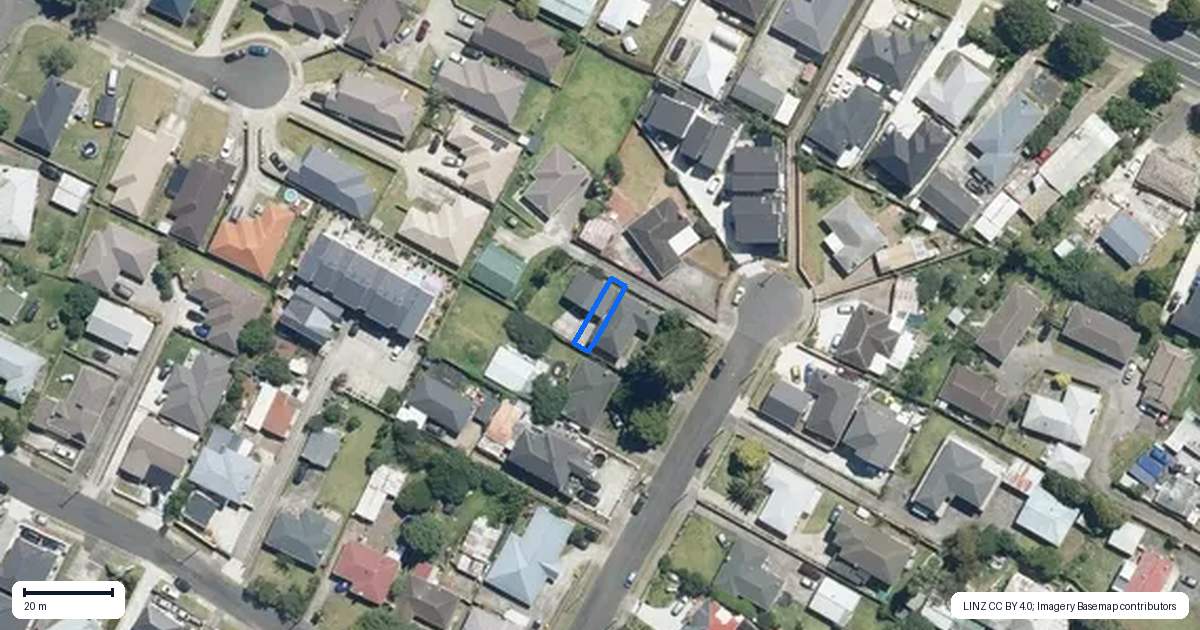 Property context map for 8C Daniel Avenue, Mangere East, Auckland