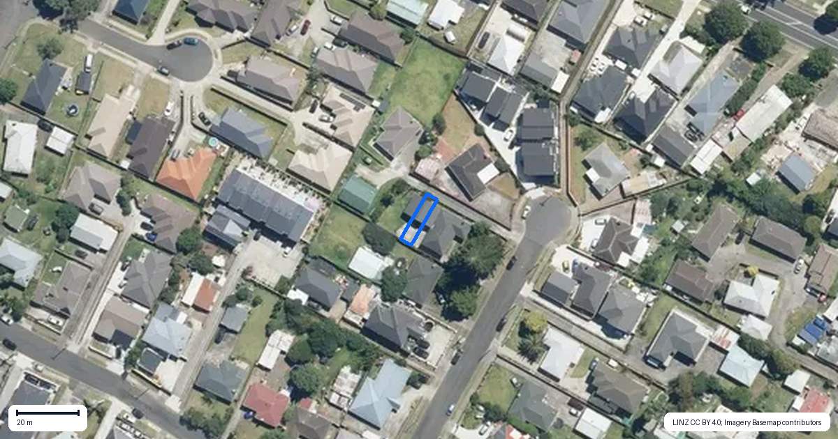 Property context map for 8D Daniel Avenue, Mangere East, Auckland