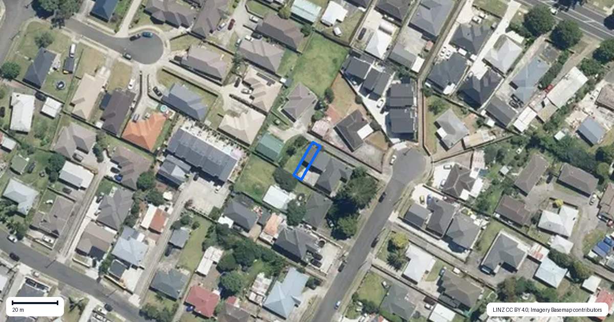 Property context map for 8E Daniel Avenue, Mangere East, Auckland