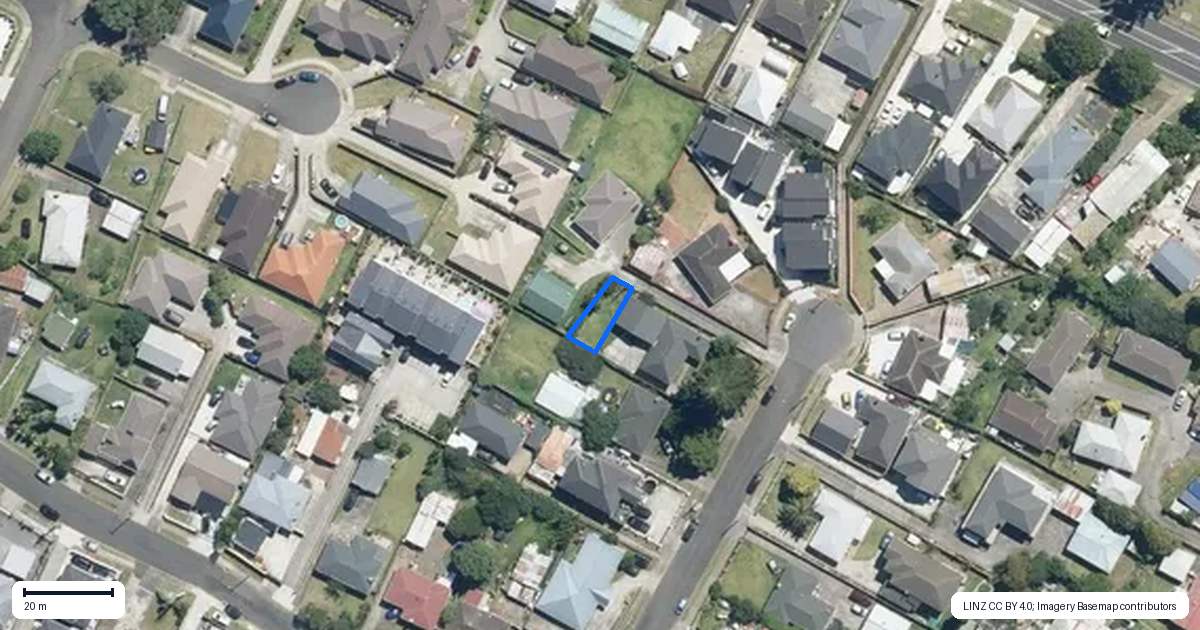 Property context map for 8F Daniel Avenue, Mangere East, Auckland