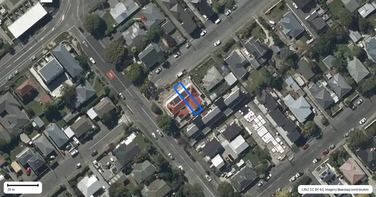 Property context map for 3/274 Selwyn Street, Spreydon, Christchurch