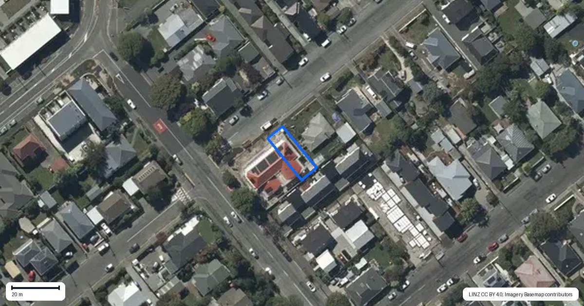Property context map for 4/274 Selwyn Street, Spreydon, Christchurch