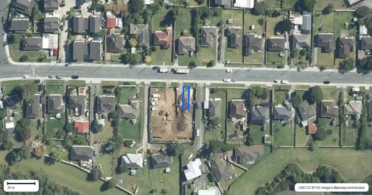 Property context map for 2/396 Panama Road, Mount Wellington, Auckland