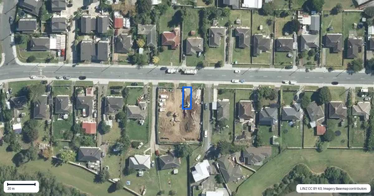 Property context map for 3/396 Panama Road, Mount Wellington, Auckland