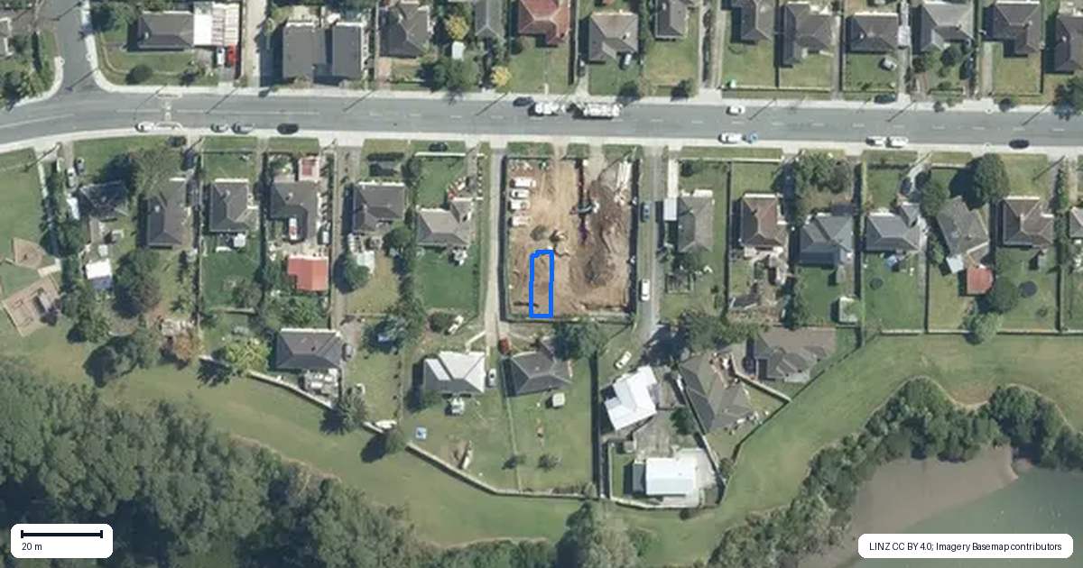 Property context map for 8/396 Panama Road, Mount Wellington, Auckland