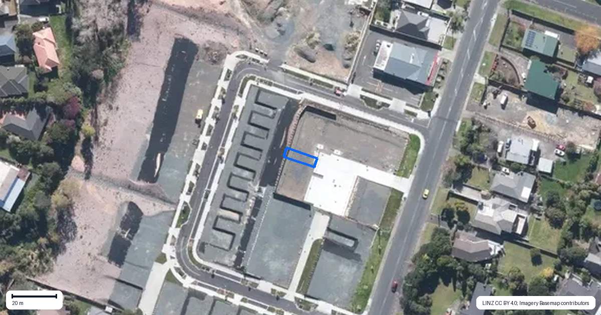 Property context map for 8/48 Moire Road, Massey, Auckland