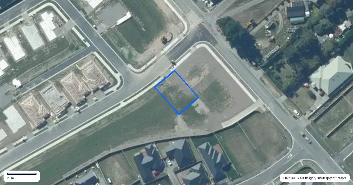 Property context map for 3 Larch Drive, Rolleston