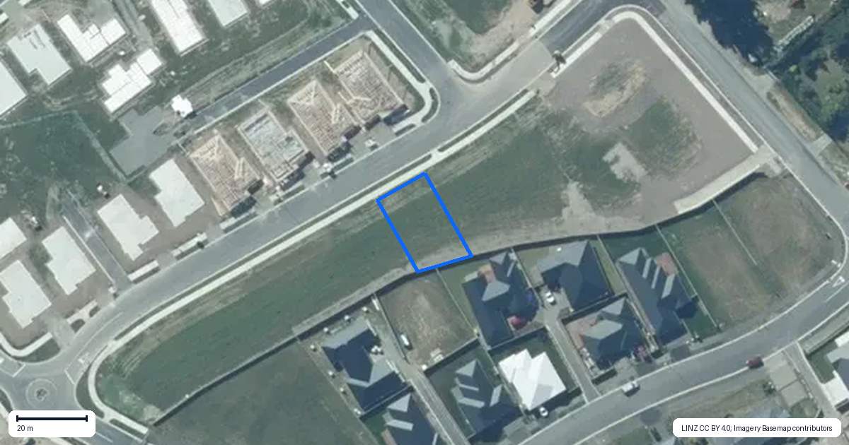Property context map for 9 Larch Drive, Rolleston