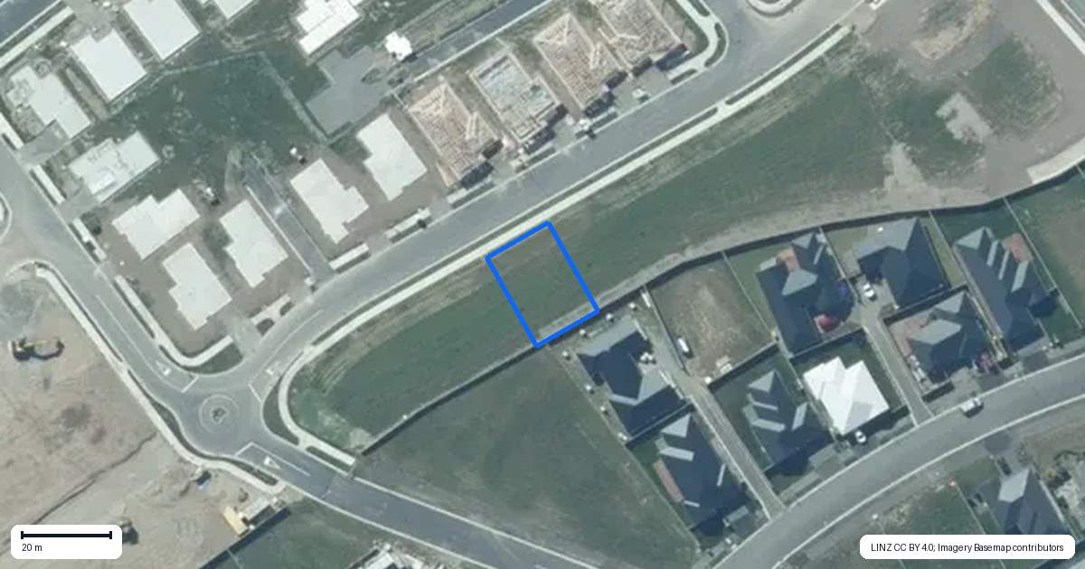 Property context map for 15 Larch Drive, Rolleston