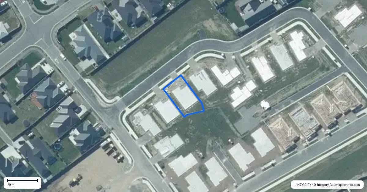 Property context map for 6 Scots Drive, Rolleston