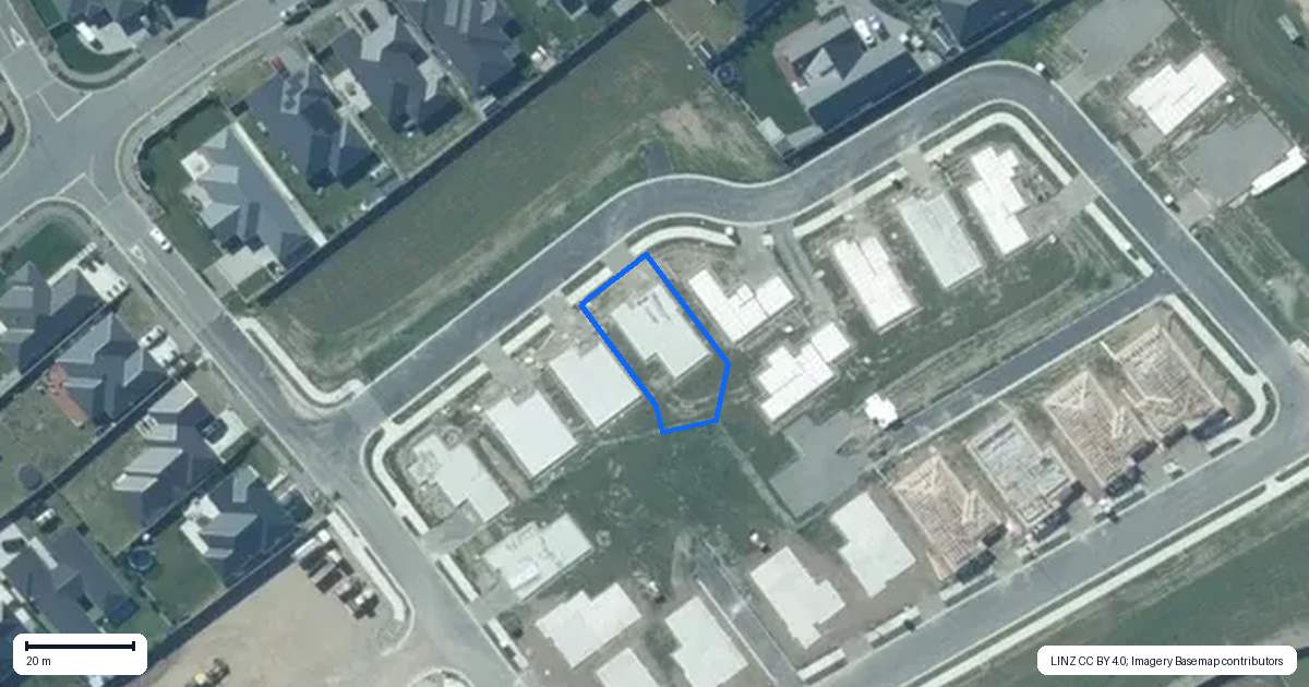 Property context map for 8 Scots Drive, Rolleston