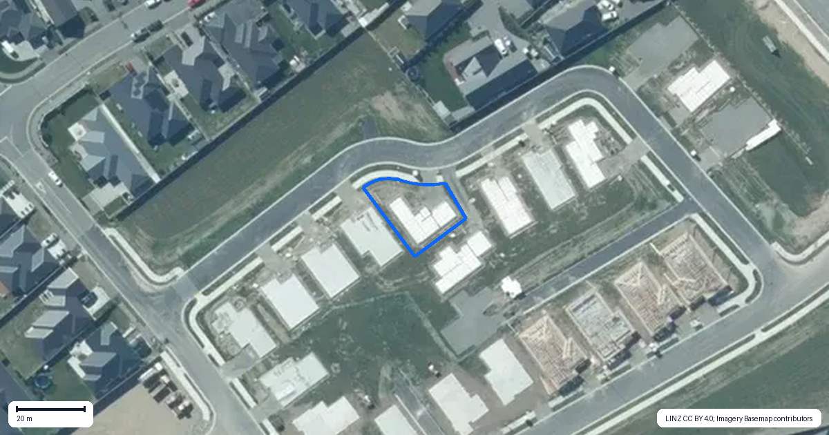 Property context map for 10 Scots Drive, Rolleston