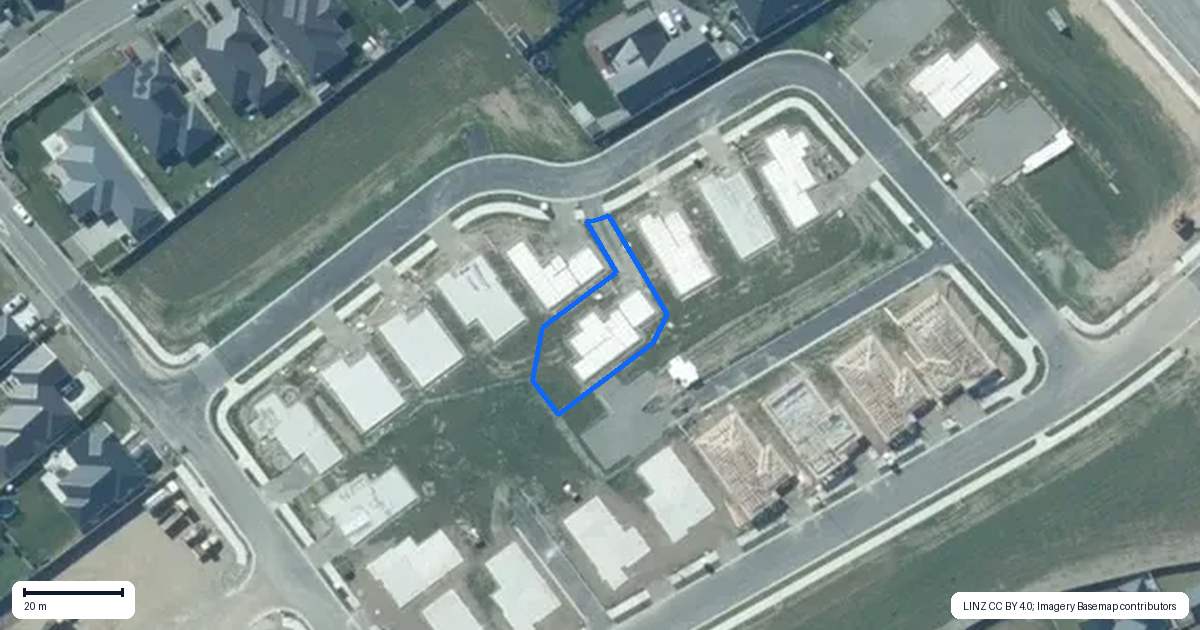 Property context map for 12 Scots Drive, Rolleston
