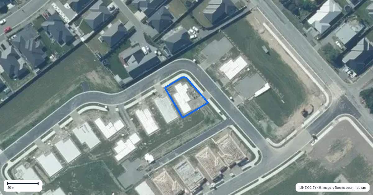 Property context map for 18 Scots Drive, Rolleston