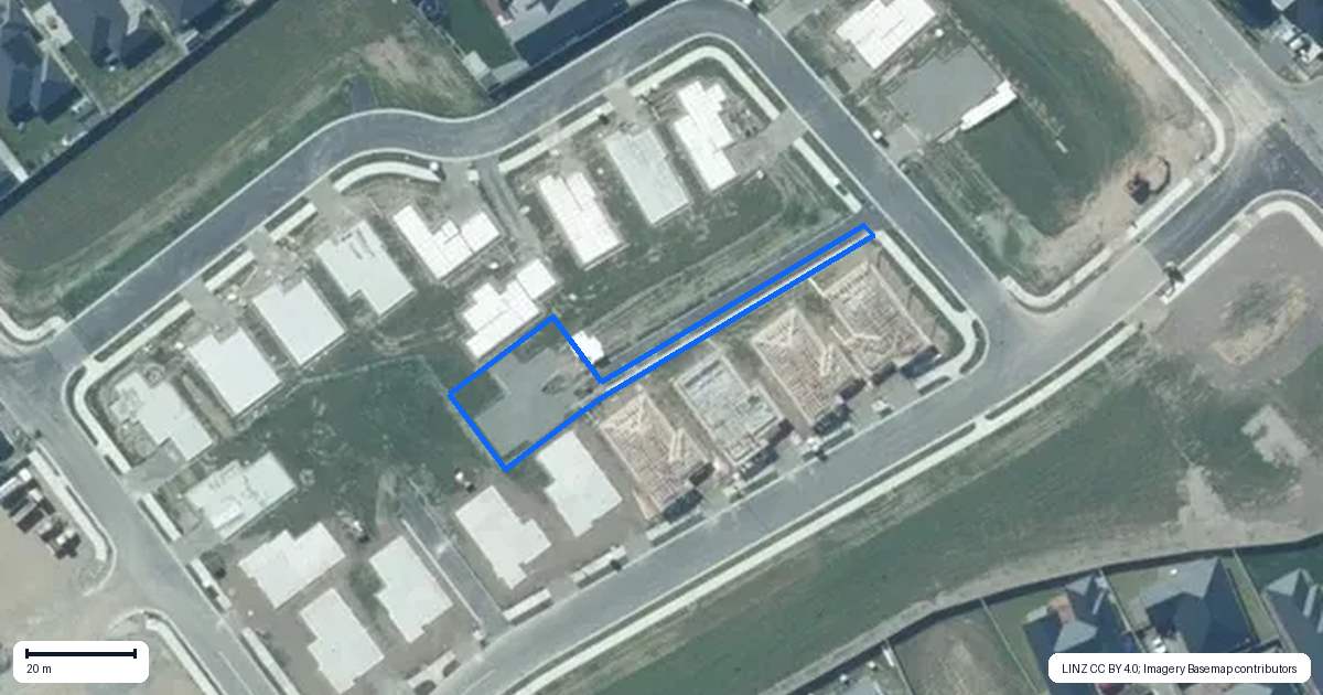 Property context map for 24 Scots Drive, Rolleston