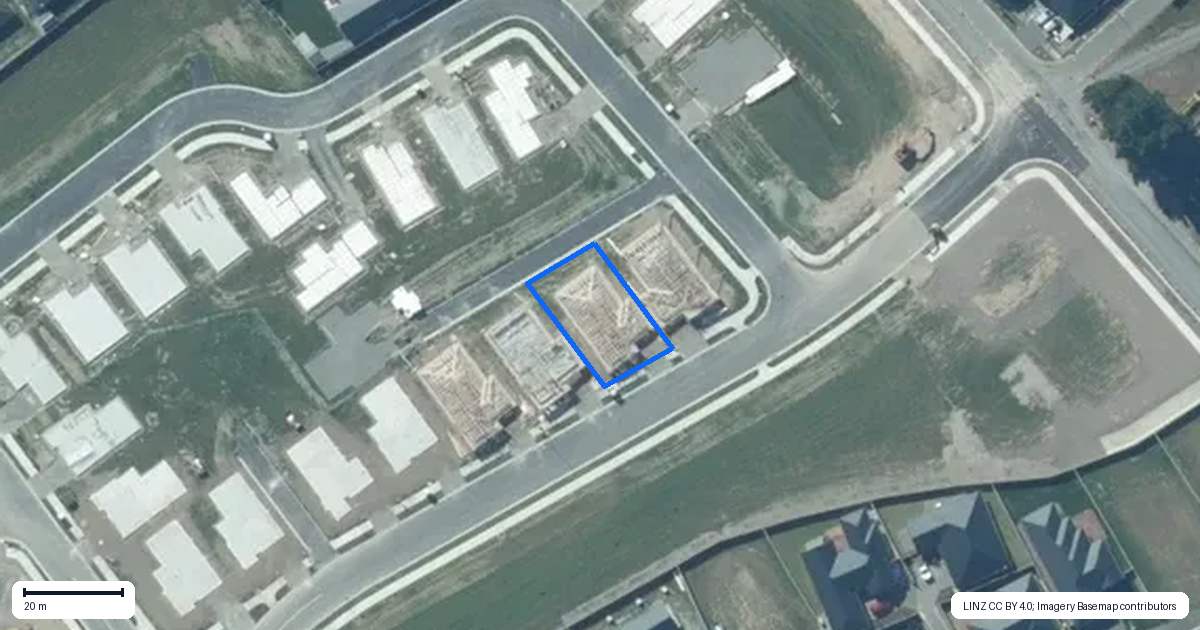 Property context map for 10 Larch Drive, Rolleston