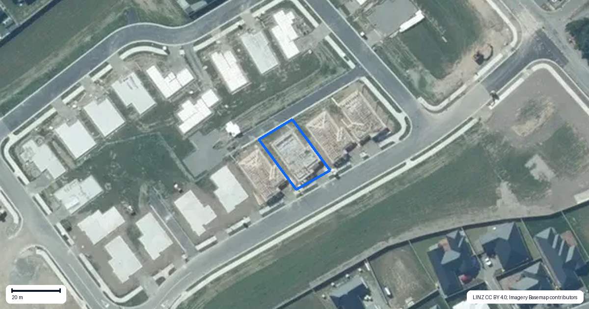 Property context map for 12 Larch Drive, Rolleston