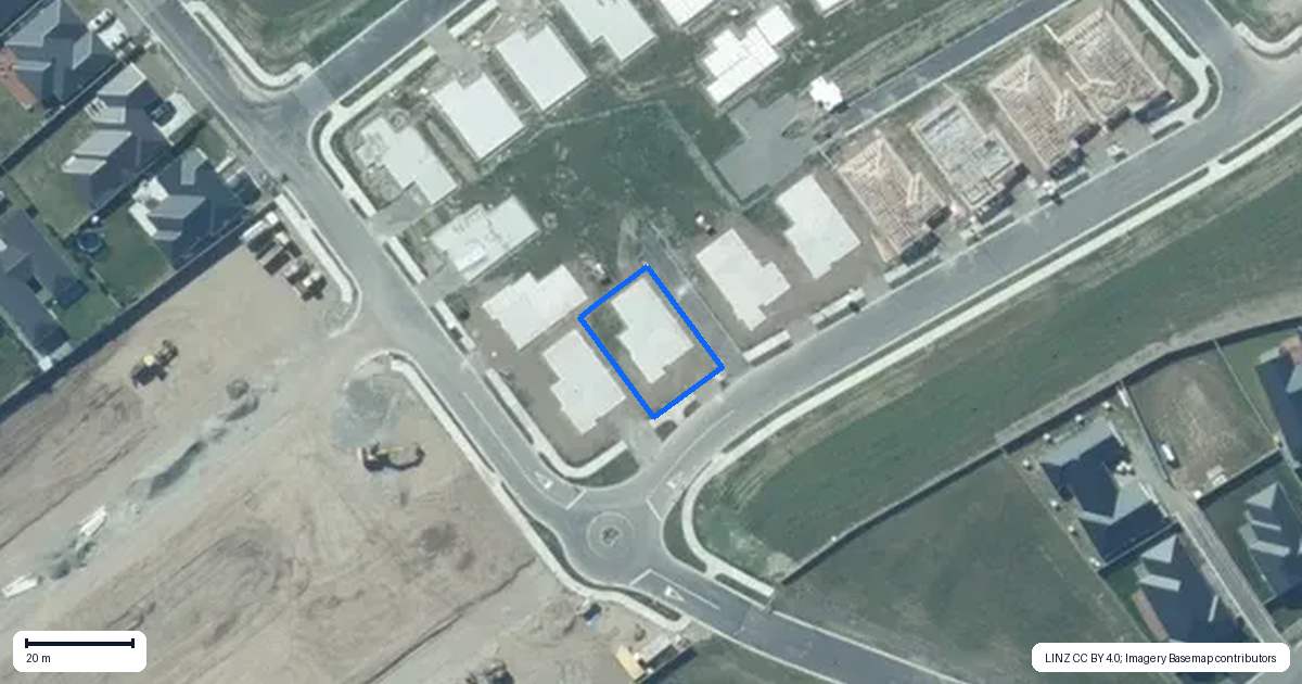 Property context map for 24 Larch Drive, Rolleston