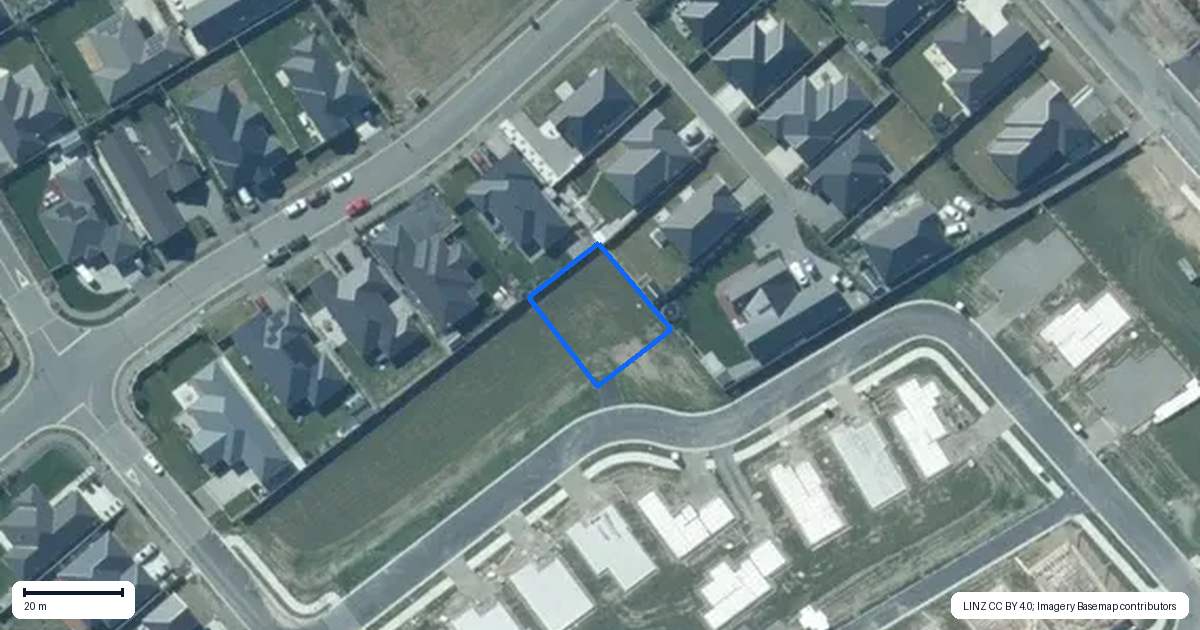 Property context map for 9 Scots Drive, Rolleston