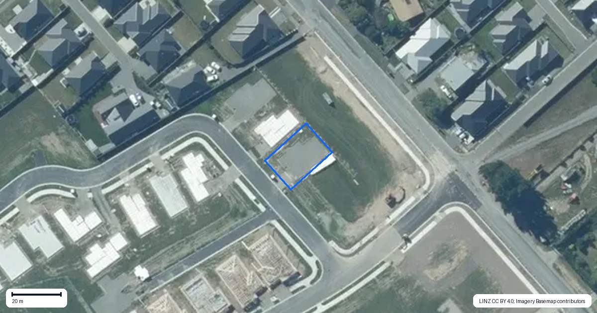 Property context map for 15 Scots Drive, Rolleston