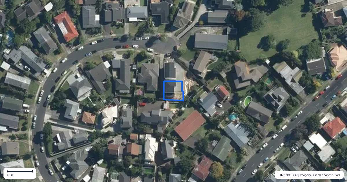 Property context map for 33B Galsworthy Place, Bucklands Beach, Auckland