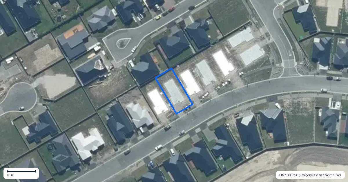 Property context map for 105 Ed Hillary Drive, Rolleston