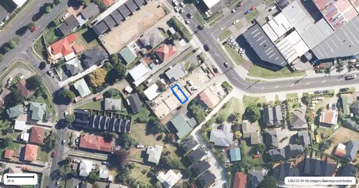 Property context map for 4/16 Binsted Road, New Lynn, Auckland