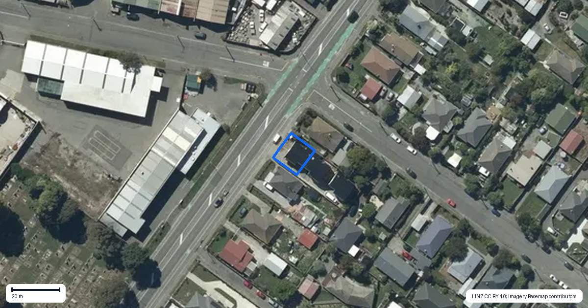 Property context map for 65A Rutherford Street, Woolston, Christchurch