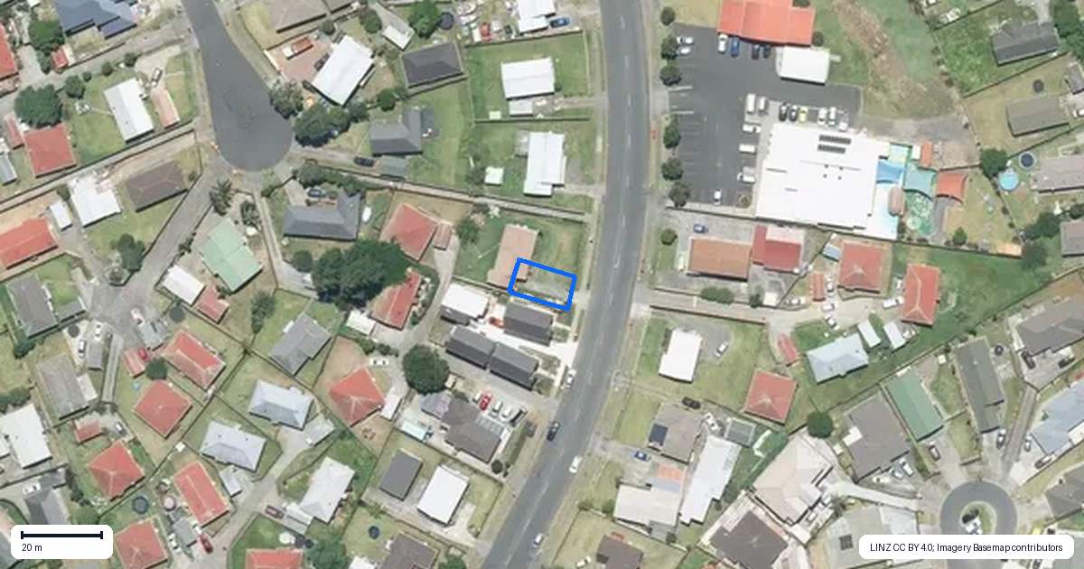 Property context map for 68A Maplesden Drive, Clendon Park, Auckland