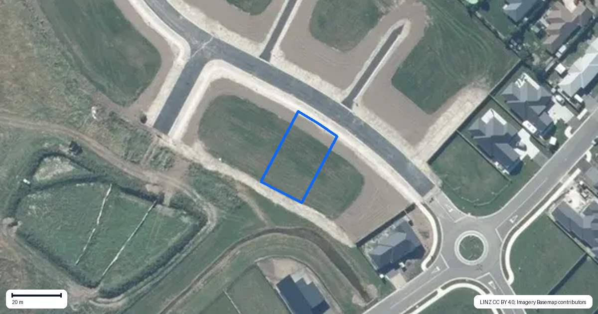 Property context map for 7 Papango Drive, Leeston