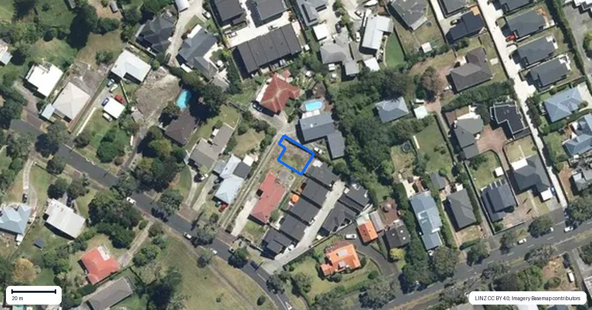 Property context map for 24E Endeavour Street, Blockhouse Bay, Auckland