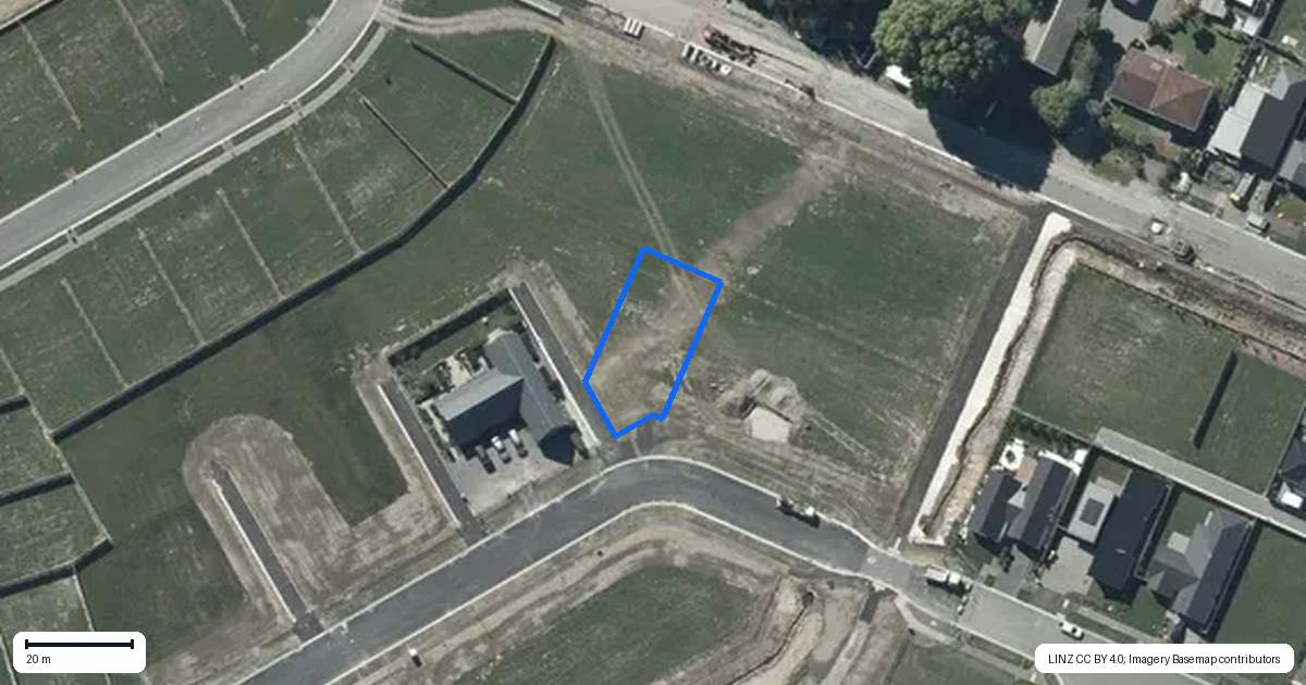 Property context map for 34 Matamoe Drive, Halswell, Christchurch