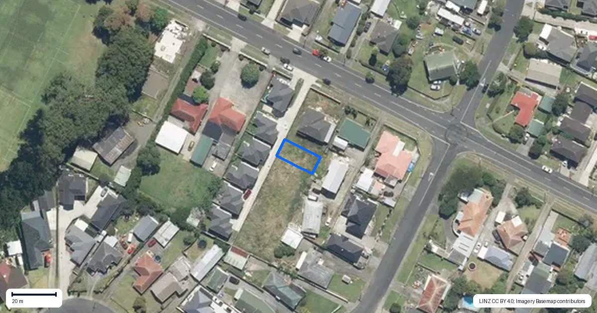 Property context map for 4/40 Hain Avenue, Mangere East, Auckland