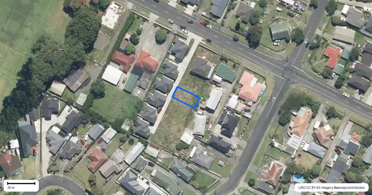 Property context map for 5/40 Hain Avenue, Mangere East, Auckland