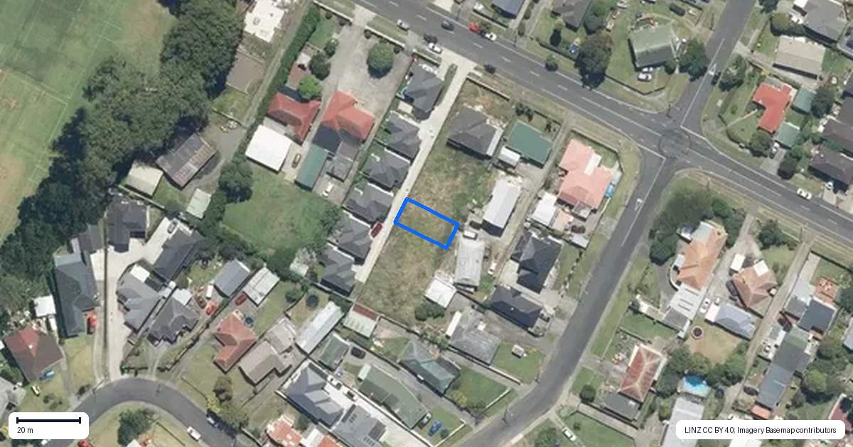 Property context map for 6/40 Hain Avenue, Mangere East, Auckland