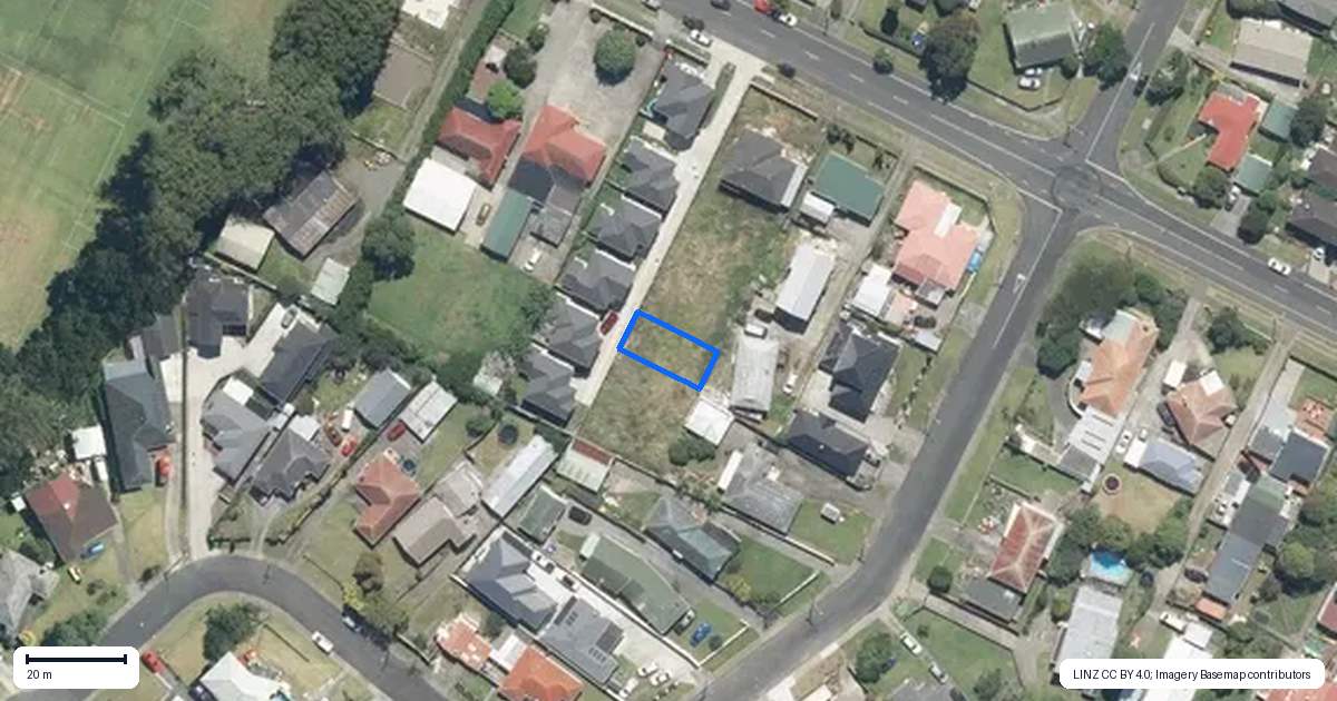 Property context map for 7/40 Hain Avenue, Mangere East, Auckland