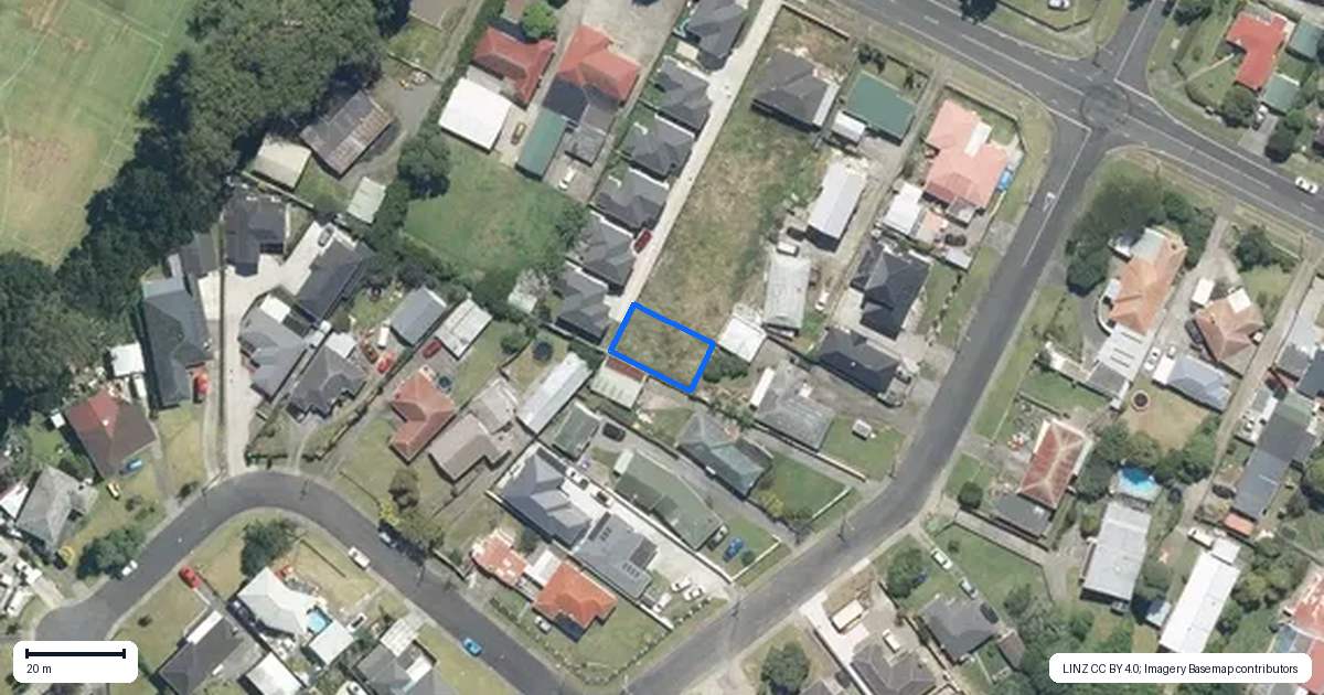 Property context map for 9/40 Hain Avenue, Mangere East, Auckland