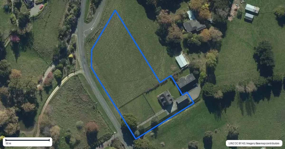 Property context map for 196 Oxford Street, Ashhurst