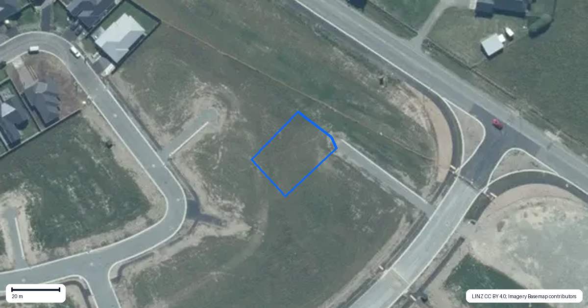 Property context map for 159 Ed Hillary Drive, Rolleston