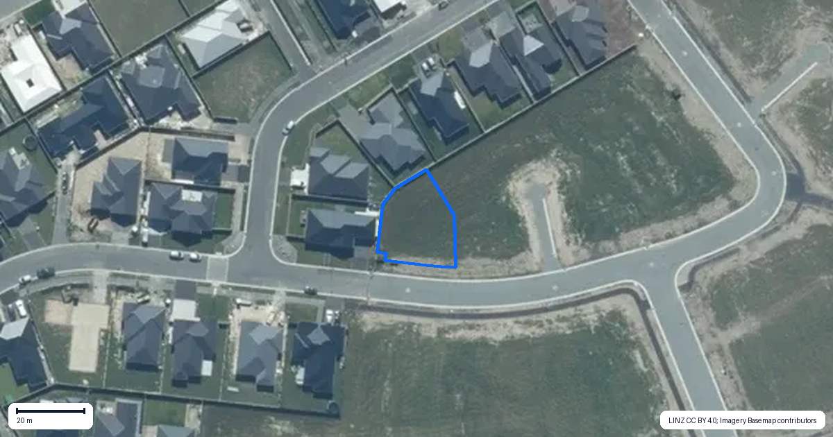 Property context map for 15 Vista Crescent, Rolleston