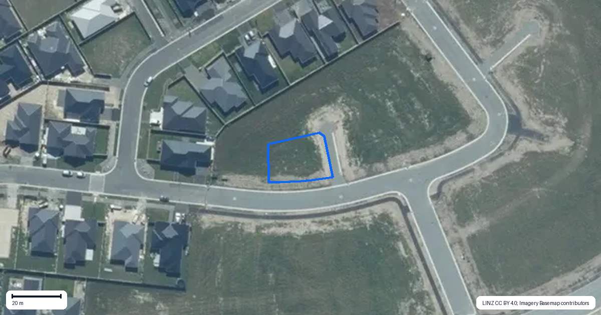Property context map for 17 Vista Crescent, Rolleston