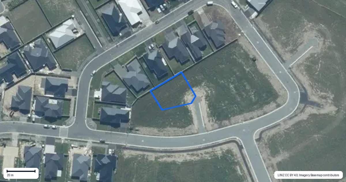 Property context map for 19 Vista Crescent, Rolleston