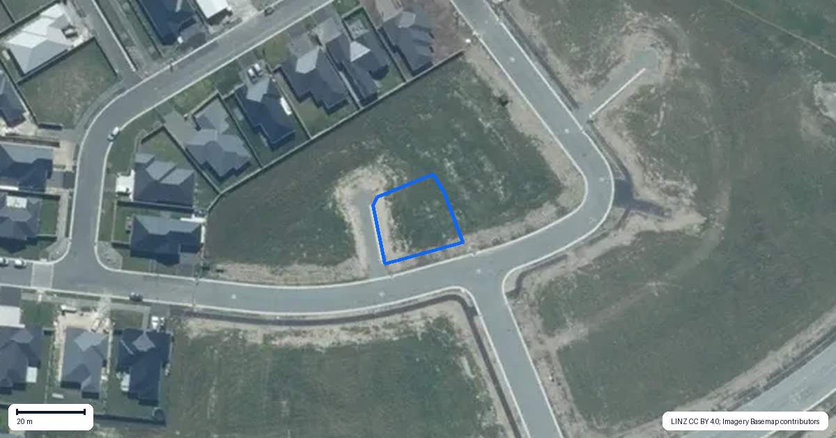 Property context map for 23 Vista Crescent, Rolleston