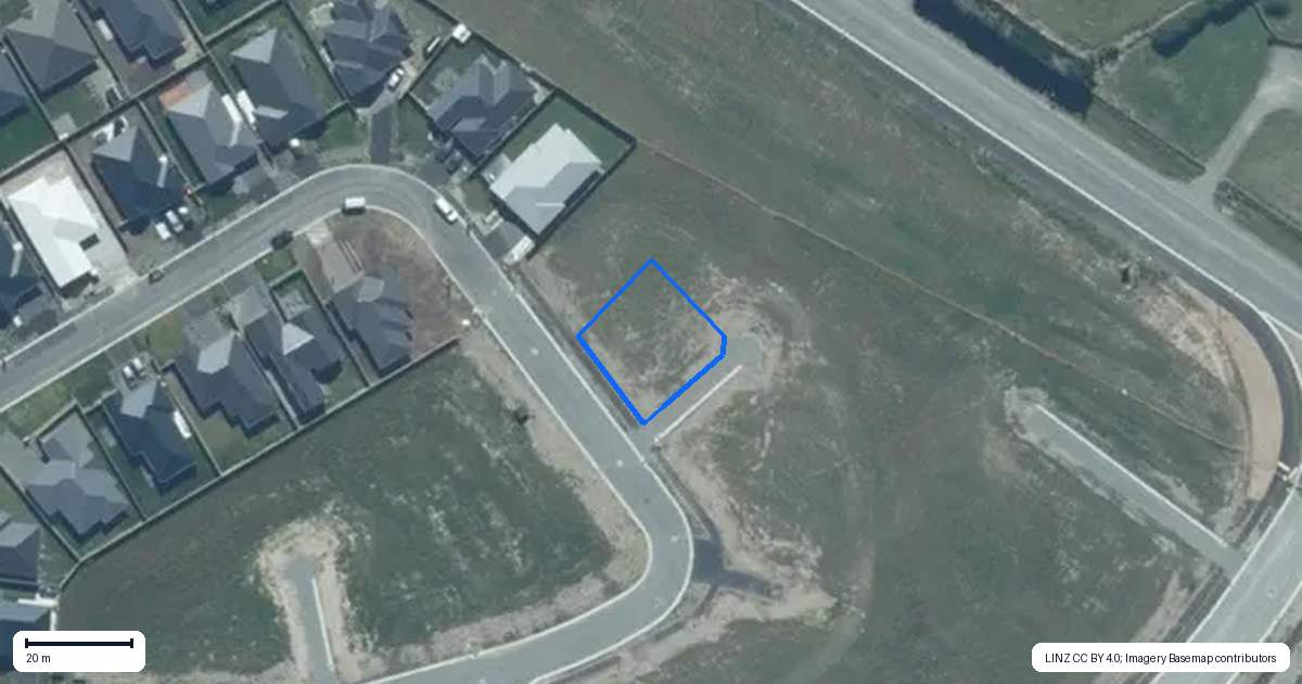 Property context map for 42 Vista Crescent, Rolleston