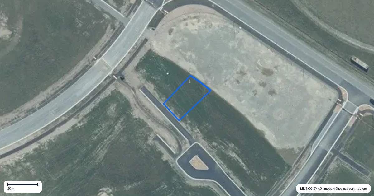 Property context map for 12 Peek Lane, Rolleston