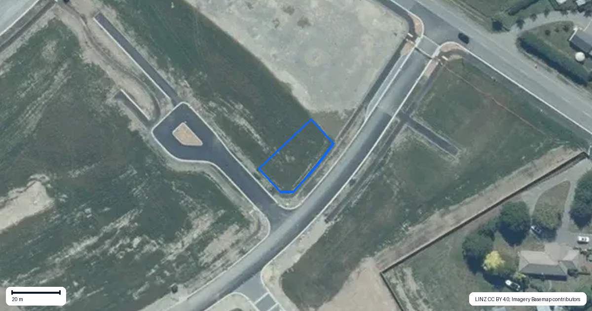 Property context map for 2 Peek Lane, Rolleston