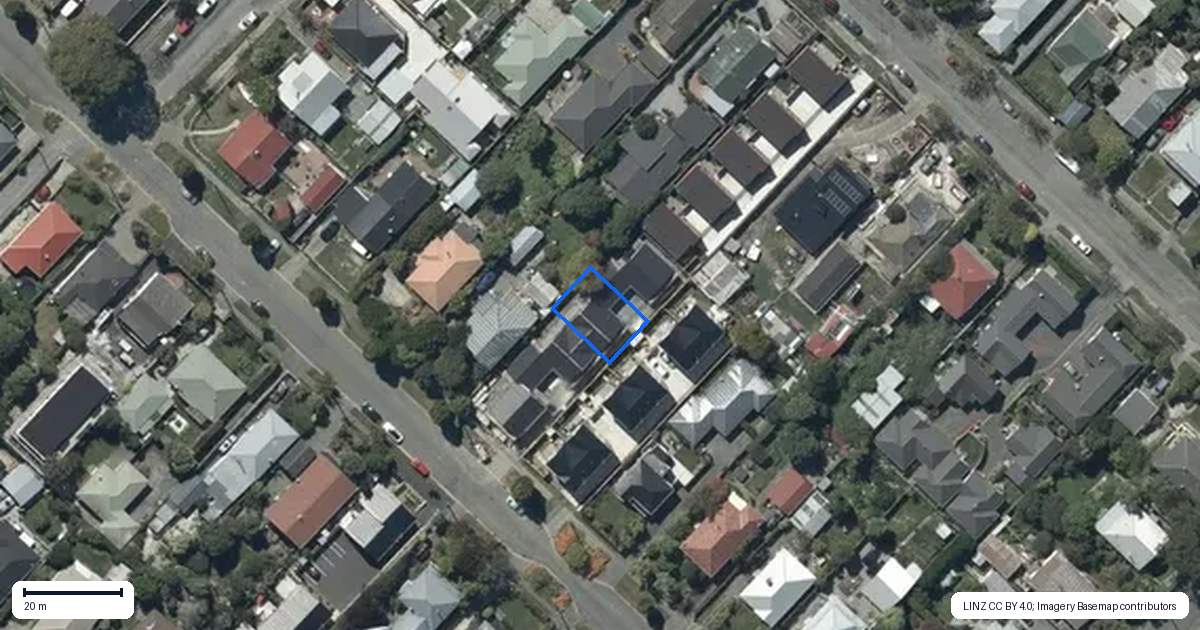 Property context map for 3/93 Wildberry Street, Woolston, Christchurch