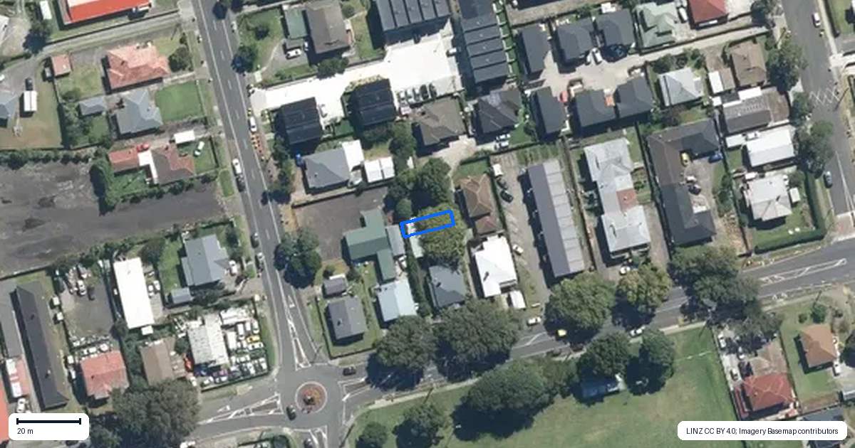 Property context map for 5/44 Avenue Road, Otahuhu, Auckland